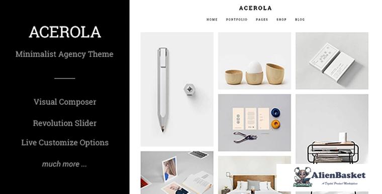 78184  Acerola v1.6 - Ultra Minimalist Agency Theme