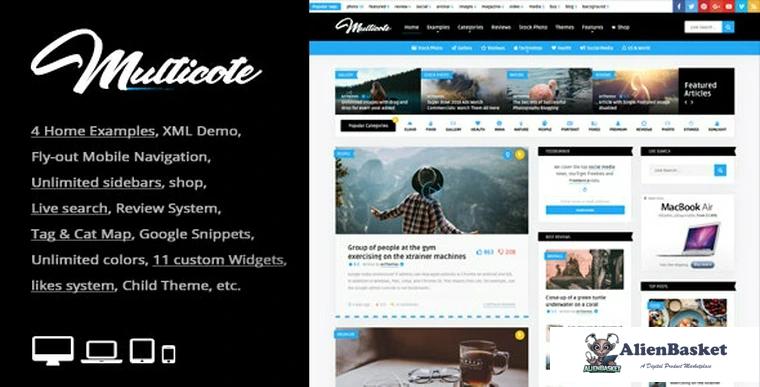 89324  Multicote v3.0 - Magazine and WooCommerce WordPress Theme