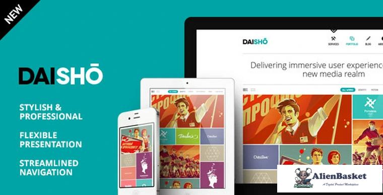 71767  Daisho v3.1 - Flexible WordPress Portfolio Theme