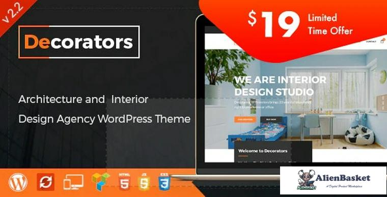 81320  Decorators v2.2 - WordPress Theme for Architecture & Modern Interior Design Studio