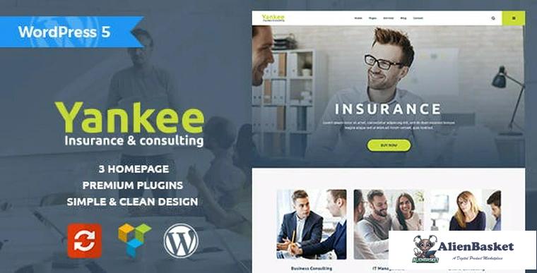 81823  Yankee v1.2 - Insurance & Consulting WordPress Theme