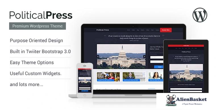 71331  Political Press v1.4 - Responsive WordPress Theme