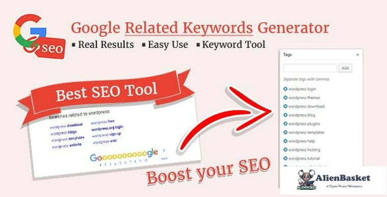 79703  Google Related Keywords Generator v1.1.0 - Wordpress SEO Keyword Planner & Tool