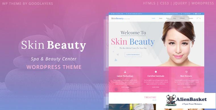 77633  Skin Beauty v1.2.3 - Beauty | Spa | Salon WordPress Theme