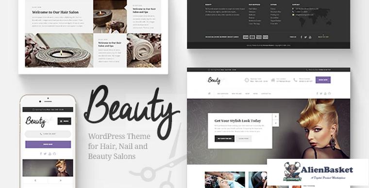 85479  Beauty v1.6.3 - Hair Salon, Nail, Spa, Fashion WP Theme