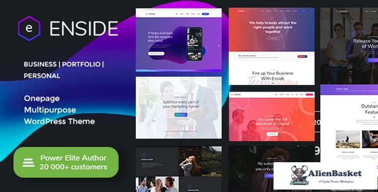 90096  Enside v1.4.6 - Multipurpose Onepage WordPress Theme