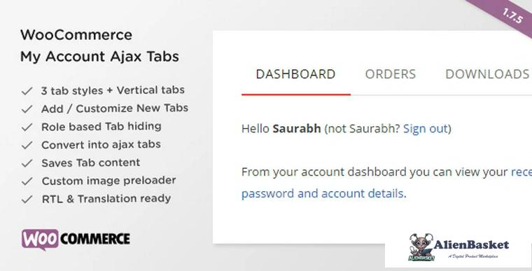 67947  SS WooCommerce Myaccount Ajax Tabs v1.7.4
