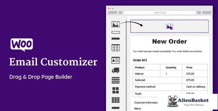 74008  WooCommerce Email Customizer with Drag and Drop v1.5.5