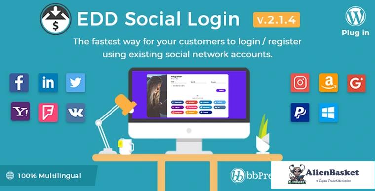 71279  Easy Digital Downloads - Social Login v2.1.4