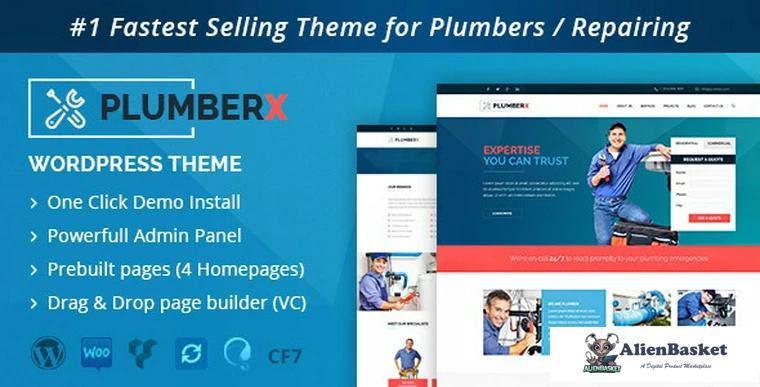 67997  Plumber v2.51 - Construction and Repairing WordPress Theme