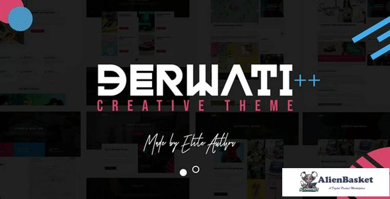 88739  Derwati v1.3 - Trendy & Creative Portfolio Theme