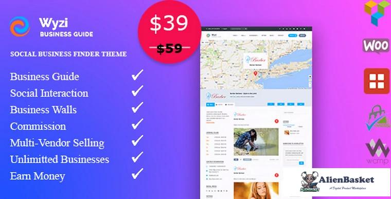68631  WYZI v2.1.7.4 - Social Business Finder Directory Theme
