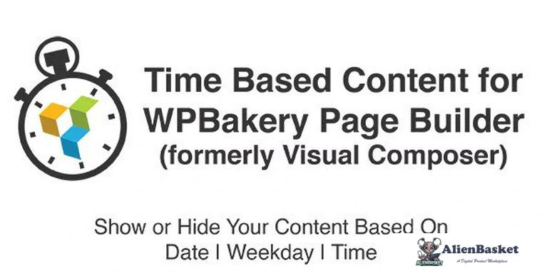 74727  Time Based Content For WPBakery Page Builder v1.4