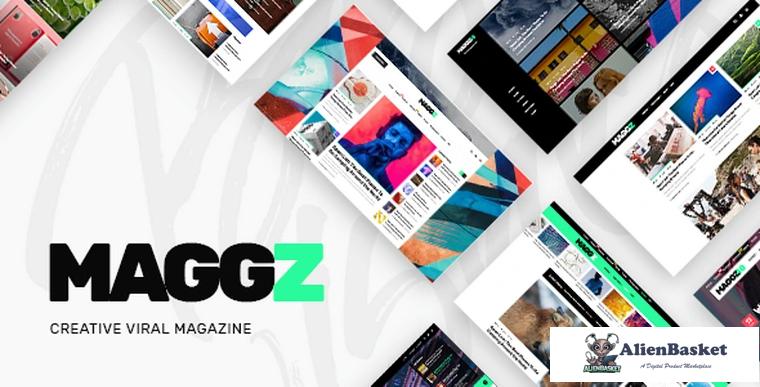 73323  Maggz v1.2 - A Creative Viral Magazine and Blog Theme