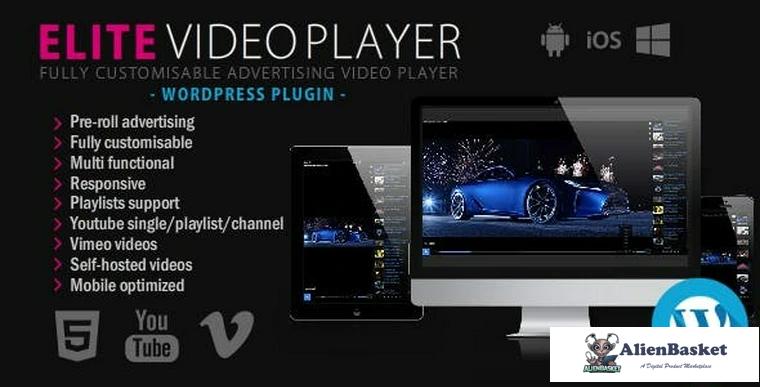 86697  Elite Video Player v6.5.1 - WordPress plugin