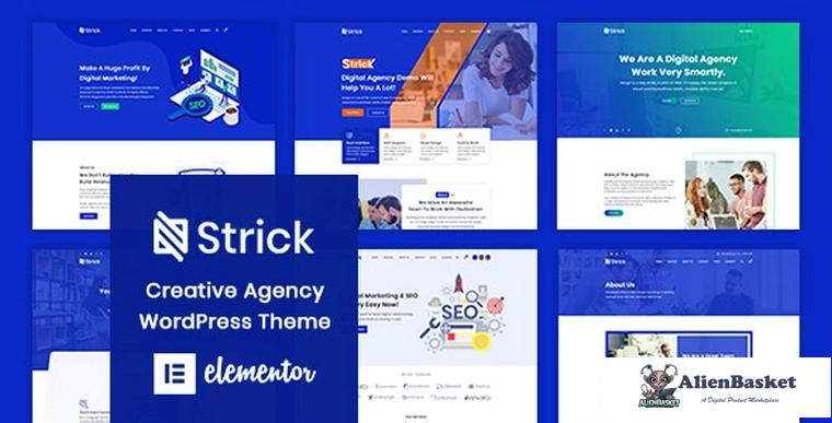 77143  Strick v1.0.2 - Creative Agency WordPress Theme