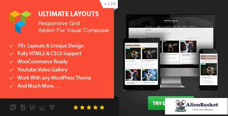 72717  Ultimate Layouts v3.0.0 - Responsive Grid fo Visual Composer