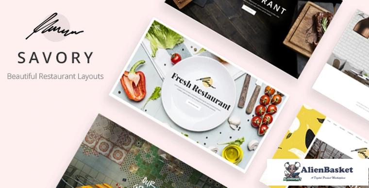 69883  Savory v1.3 - A Beautiful Restaurant WordPress Theme