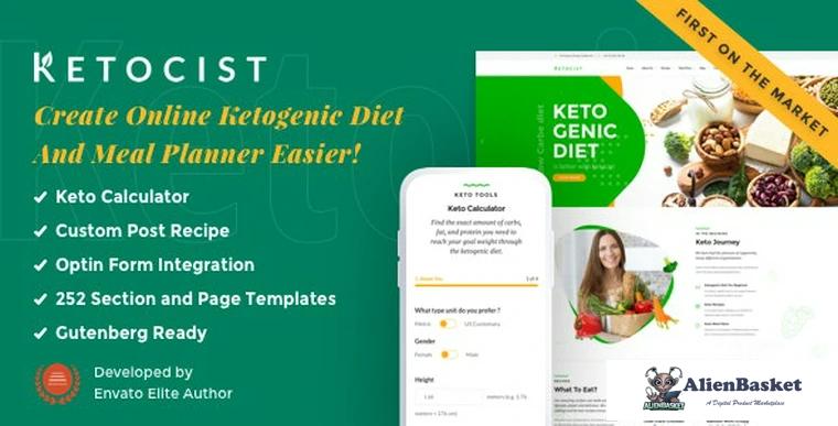 88567  Ketocist v1.2.50 - Keto Diet WordPress Theme