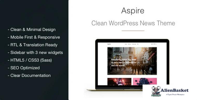 71288  Aspire v1.2.8 - News & Magazine Clean WordPress Theme