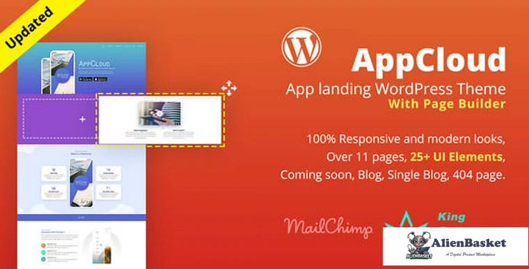 71349  AppCloud v1.0.6 - App Landing WordPress Theme