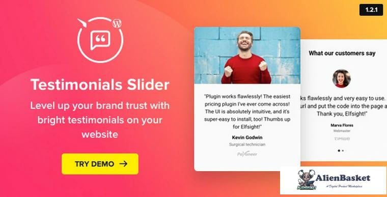 70942  Testimonials Slider v1.2.0 - WordPress Testimonials Plugin
