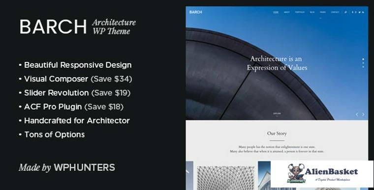 71219  Barch v1.2 - Architecture Portfolio WordPress Theme