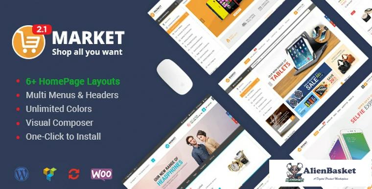 68645  Market v2.2.1 - Shopping WooCommerce WordPress Theme