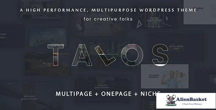 91623  Talos v1.3.5 - Creative Multipurpose WordPress Theme