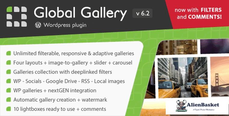 69980  Global Gallery v6.2 - Wordpress Responsive Gallery