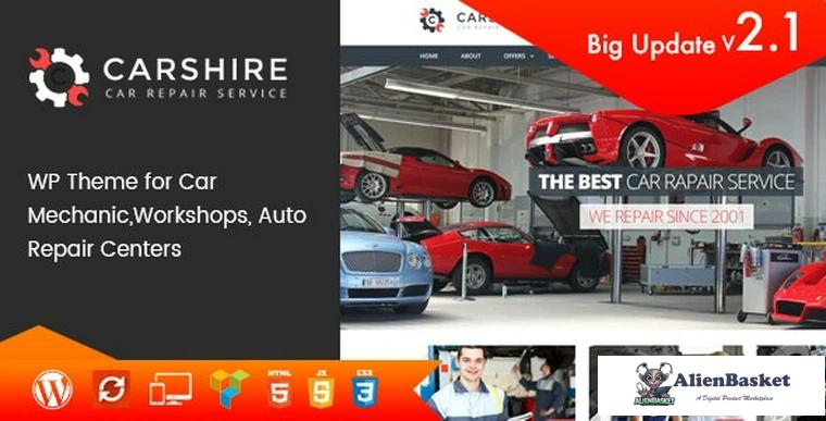 91346  Car Shire v3.3 - Auto Mechanic & Repair WordPress Theme