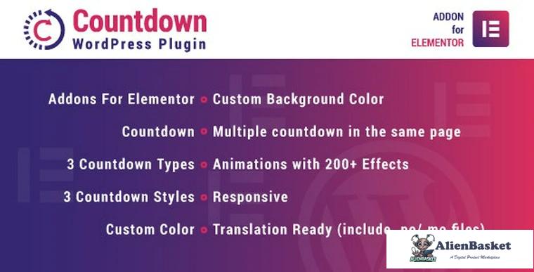 81567  Countdown for Elementor v1.0.0 - WordPress Plugin