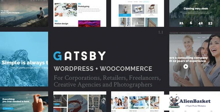 71795  Gatsby v1.2 - WordPress + eCommerce Theme