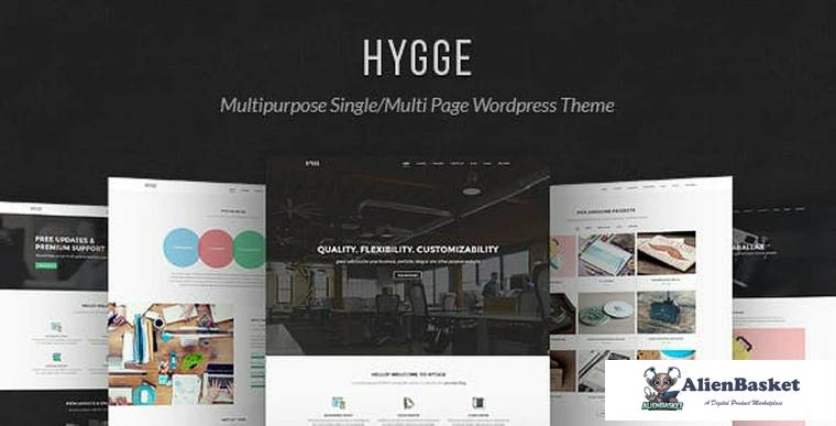 75785  Hygge v1.0.10 - Multipurpose Single/Multi Page WP Theme