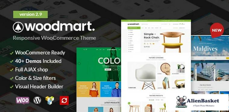 70723  WoodMart v2.9 - Responsive WooCommerce WordPress Theme