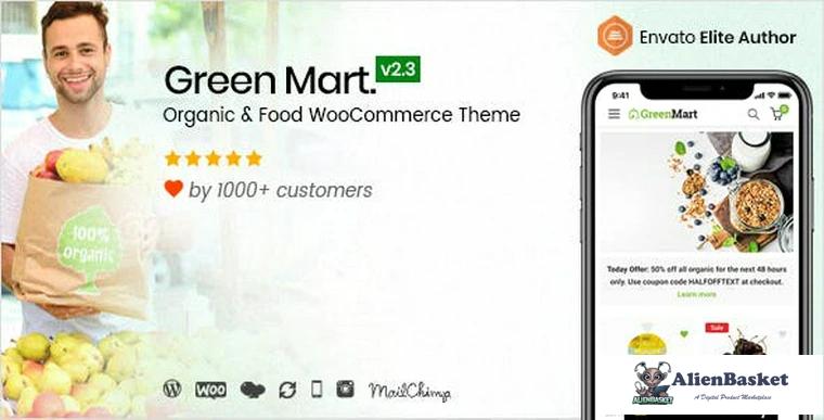 81396  GreenMart v2.3.7 - Organic & Food WooCommerce WordPress Theme