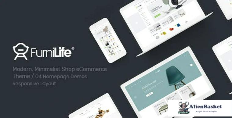 76227  Furnilife v1.4.5 - Furniture Theme for WooCommerce WordPress