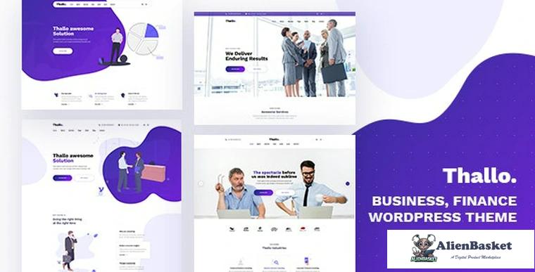 84371  Thallo v1.0.3 - Consulting & Finance WordPress Theme