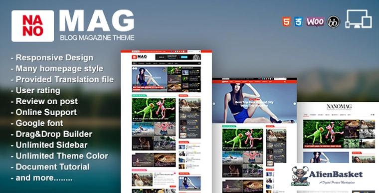 67554  NanoMag v1.7 - Responsive WordPress Magazine Theme