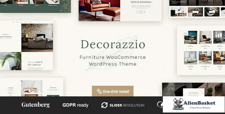 93918  Decorazzio v1.1.0 - Interior Design and Furniture Store WordPress Theme