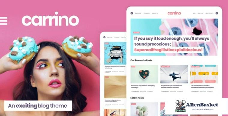 94639  Carrino v1.8.2 - An Exciting Gutenberg Blog Theme