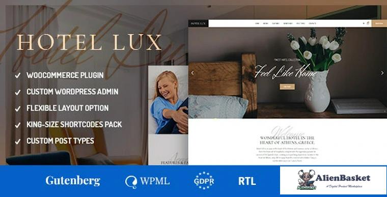 93824  Hotel Lux v1.2.7 - Resort & Hotel WordPress Theme