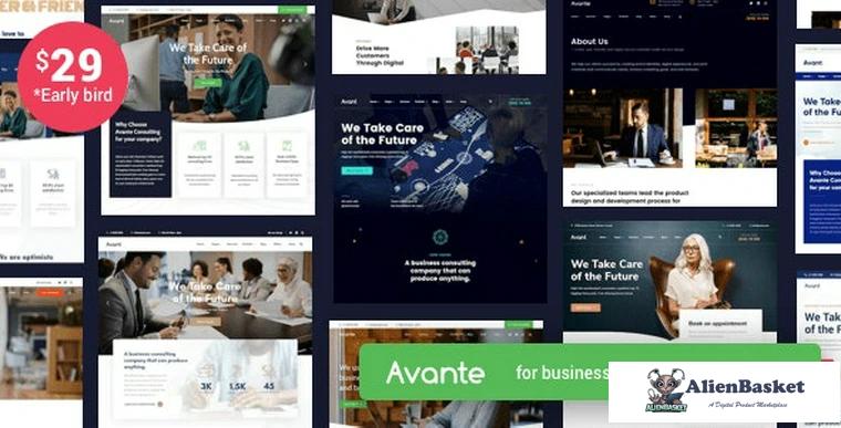 91209  Avante v2.7.6 - Business Consulting WordPress