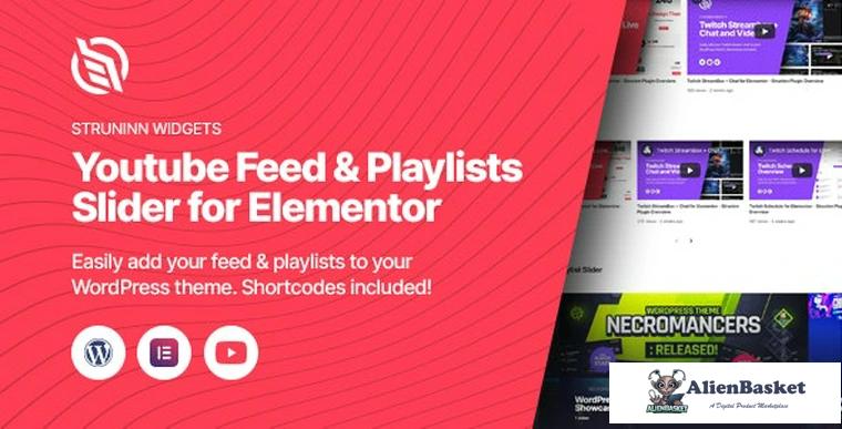 89999  Struninn - Youtube Feed and Playlists Slider v1.0.0