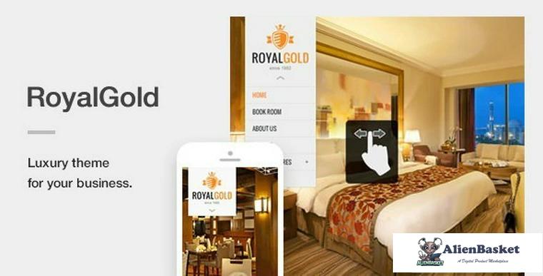 68170  RoyalGold v1.4.4 - A Luxury & Responsive Hotel or Resort Theme