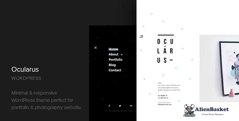 71759  Ocularus v1.2 - Minimal Photography WordPress Theme