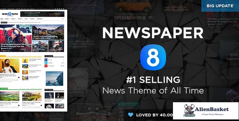 67695  Newspaper v8.6 - Wordpress News Theme