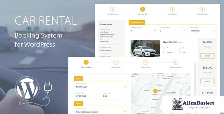 78603  Car Rental Booking System for WordPress v1.3