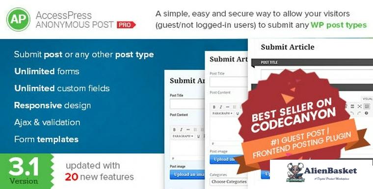 78567  AccessPress Anonymous Post Pro v3.2.6