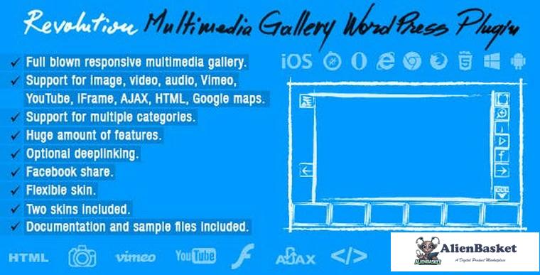 76372  Revolution Multimedia Gallery v1.0 - Wordpress Plugin